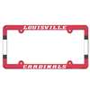 Louisville Cardinals Plastic License Plate Frame