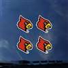 Louisville Cardinals Transfer Decals - Set of 4