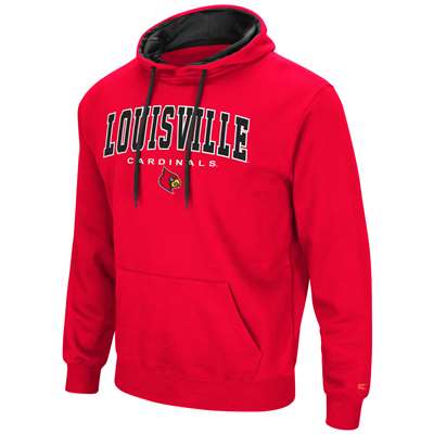 Louisville Cardinals Colosseum Arch & Logo Crew Neck Sweatshirt - Red