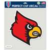 Louisville Cardinals Full Color Die Cut Decal - 8" X 8"