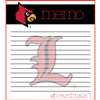 This 2 pack of memo pads features a team logo with a team color header that says Memo on each page. The body of the pad has lines and has a team logo in the background. Each pad contains 50 pages. (2 pack of 50each). Measures 4.5 inches wide by 5 inches t