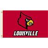 Louisville Cardinals 3' x 5' Flag - Red