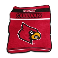 Louisville Cardinals Gameday Raschel Throw Blanket