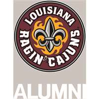 Louisiana Lafayette Ragin Cajuns Transfer Decal - Alumni