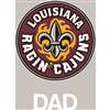 Louisiana Lafayette Ragin Cajuns Transfer Decal - Dad