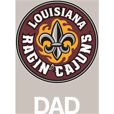 Louisiana Lafayette Ragin Cajuns Transfer Decal - Dad