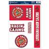 Louisiana Lafayette Ragin Cajuns Ultra Decal Set - 11'' X 17''