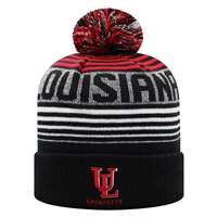 Louisiana Lafayette Ragin Cajuns Top of the World Overt Cuff Knit Beanie