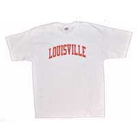 Louisville T-shirt - Arch Print, White