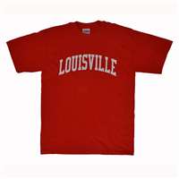 Louisville T-shirt - Big And Bold Print, Red