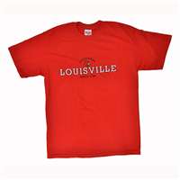 Louisville T-shirt - Team Logo, Red