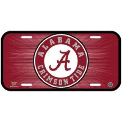 Alabama Crimson Tide License Plate - Plastic