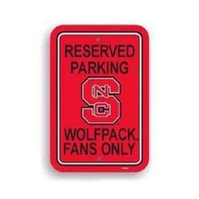 North Carolina State Plastic Parking Sign