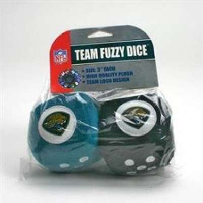 Jacksonville Jaguars Fuzzy Dice