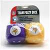 Minnesota Vikings Fuzzy Dice