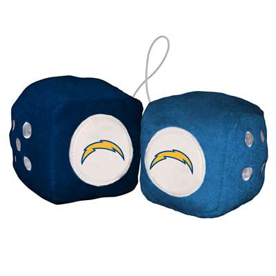 San Diego Chargers Fuzzy Dice