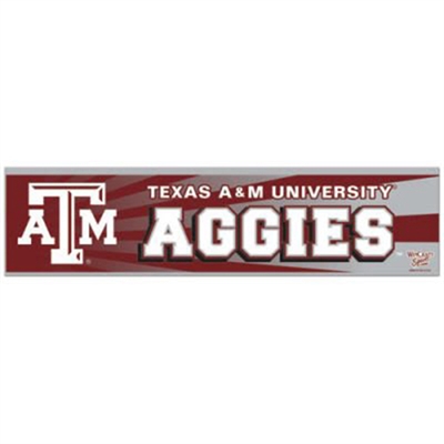 Texas A&m Bumper Sticker