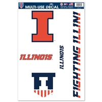 Illinois Ultra Decal - 11'' X 17''