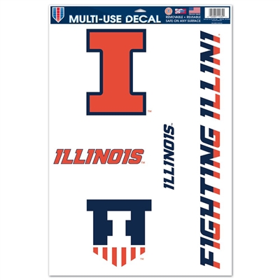 Illinois Ultra Decal - 11'' X 17''