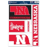 Nebraska Ultra Decal - 11'' X 17''