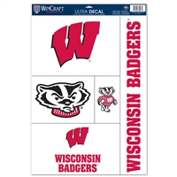 Wisconsin Ultra Decal - 11'' X 17''