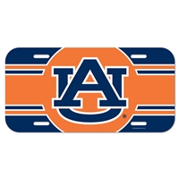 Auburn Plastic License Plate