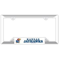 Kansas Jayhawks Plastic License Plate Frame