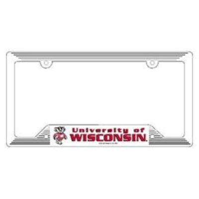 Wisconsin Plastic License Plate Frame