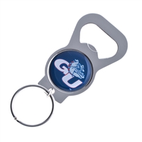 Gonzaga Bottle Opener Keychain With Domed Acrylic Insert