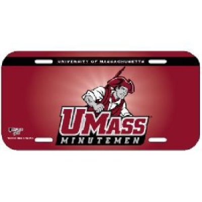 Umass Plastic License Plate