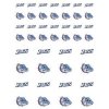 Gonzaga Bulldogs Decals: Gonzaga Small Sticker Sheet 2 Sheets