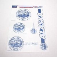 Alaska Anchorage Seawolves 11"x17" Ultra Decal Set