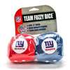 New York Giants Fuzzy Dice