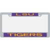 Lsu Tigers Metal Inlaid Acrylic License Plate Frame