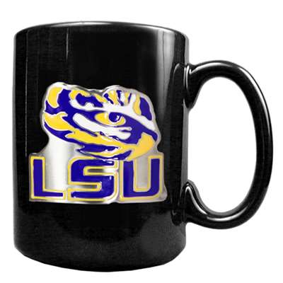 Lsu Tigers 15oz Black Ceramic Mug