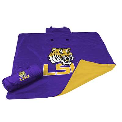 Lsu Tigers Packable Weather Resistant Blanket