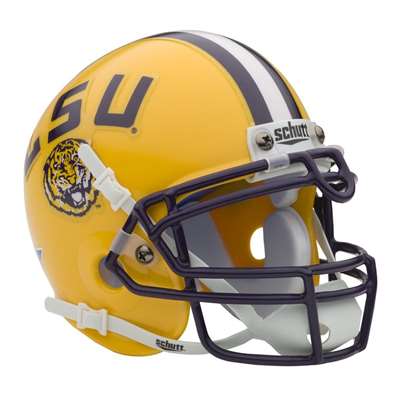 LSU Tigers Mini Helmet by Schutt - Yellow