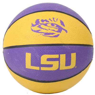 Lsu Tigers Mini Rubber Basketball