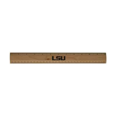 LSU Tigers Wood Ruler