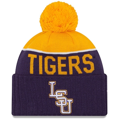 LSU Tigers New Era Sport Knit Pom Beanie