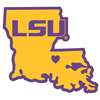 LSU Tigers Home State Decal