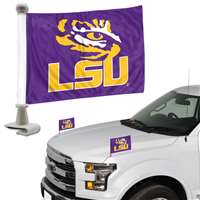 LSU Tigers Vehicle Ambassador Flag - 2 Pack