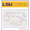 This 2 pack of memo pads features a team logo with a team color header that says Memo on each page. The body of the pad has lines and has a team logo in the background. Each pad contains 50 pages. (2 pack of 50each). Measures 4.5 inches wide by 5 inches t