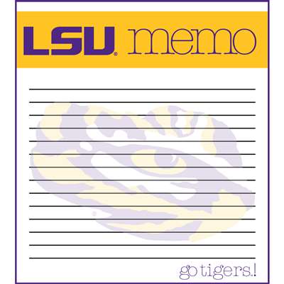 This 2 pack of memo pads features a team logo with a team color header that says Memo on each page. The body of the pad has lines and has a team logo in the background. Each pad contains 50 pages. (2 pack of 50each). Measures 4.5 inches wide by 5 inches t