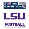 LSU Tigers Decal 3" X 4" - Football