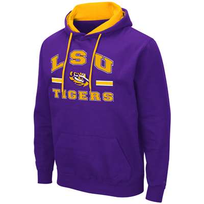 LSU Tigers Colosseum Comic Book Hoodie - Purple