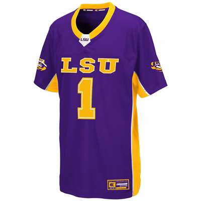 LSU Tigers Youth Colosseum Max Power Football Jersey