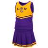 LSU Tigers Toddler Girls Colosseum Pinky Cheer Dress Set