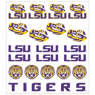 LSU Tigers Multi-Purpose Vinyl Sticker Sheet