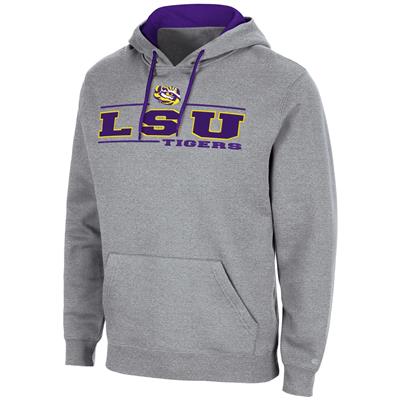 LSU Tigers Colosseum Brennan Hoodie - Grey